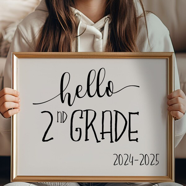 Hello 2nd Grade - Etsy