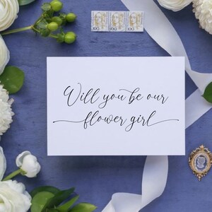 Will You Be Our Flower Girl Card PRINTABLE A6 - Etsy