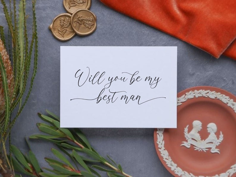 Will You Be My Best Man Card PRINTABLE A6 - Etsy
