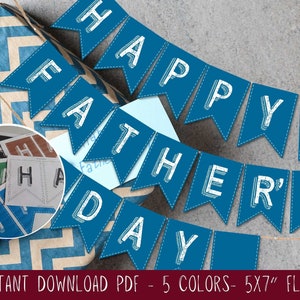 Fathers Day Banner Printable Happy