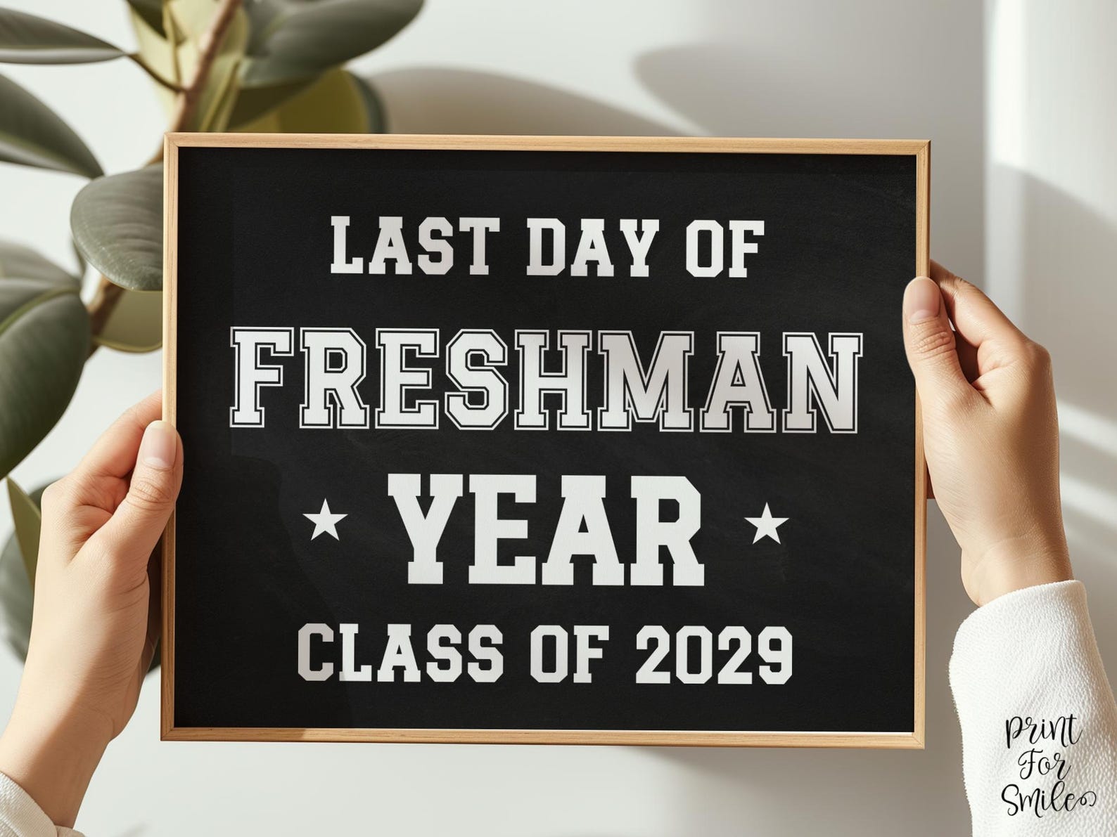 PRINTABLE Last Day of Freshman Year Sign, 9th Grade Sign, End of School ...