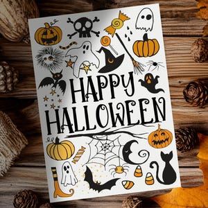 Happy Halloween Card PRINTABLE