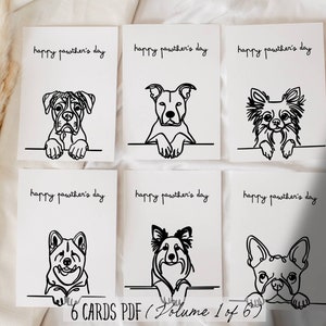 Happy Pawthers Day-kaart Afdrukbare hond Vader cadeau vaders