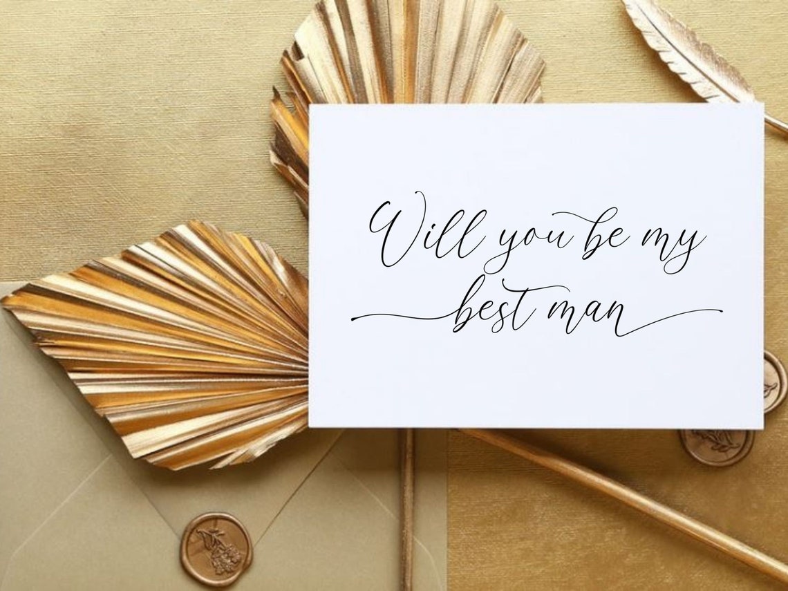 Will You Be My Best Man Card PRINTABLE A6 - Etsy
