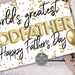 Printable Fathers Day Card for Godfather - Etsy