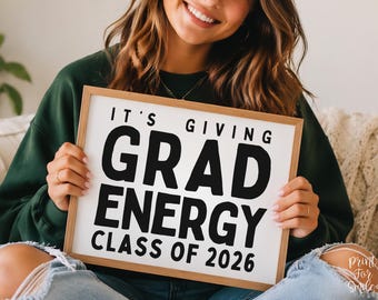 Funny Last Day of Senior Year Sign 12th Grade, Class of 2026 End of School Year Photo Prop, Printable Instant Download