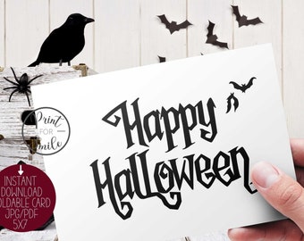 Happy Halloween Card | Etsy
