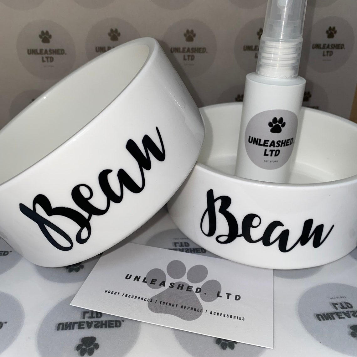 Dog Bowl Personalised Etsy