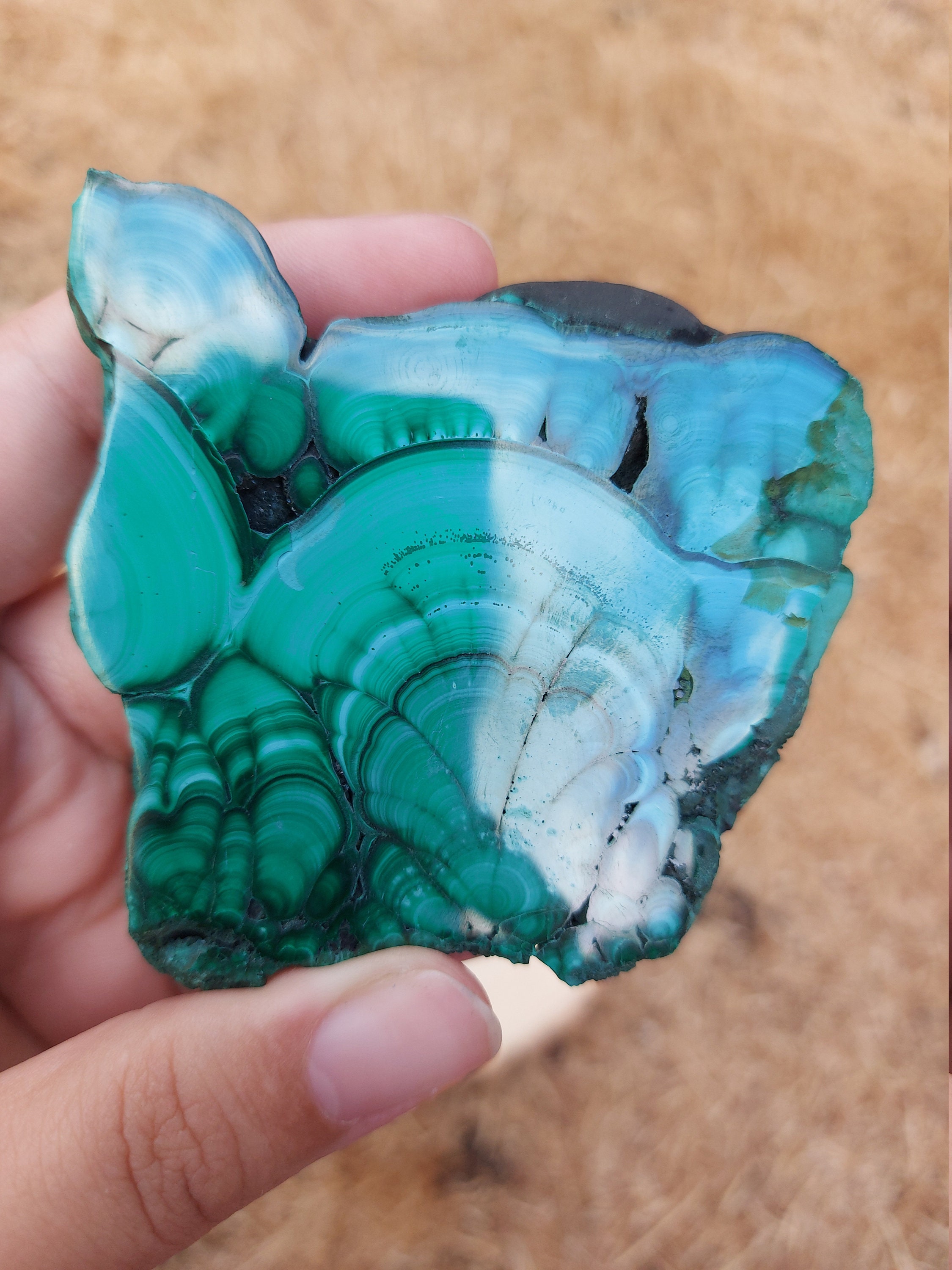 HOCHWERTIGE Malachit Platte Grüner Kristall Hexen dekor | Etsy