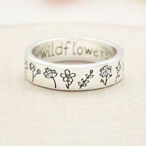 Wildflowers Ring - Flower Ring - Boho Ring - Rings for Women - Gift for Her - Best Friend Gifts - Fairy Ring