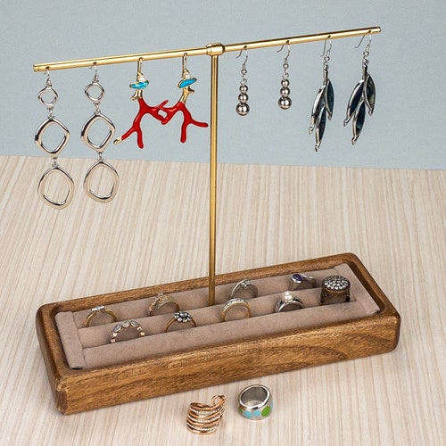 Macrame Earring and Necklaces Holder Macrame Jewelry Holder Etsy