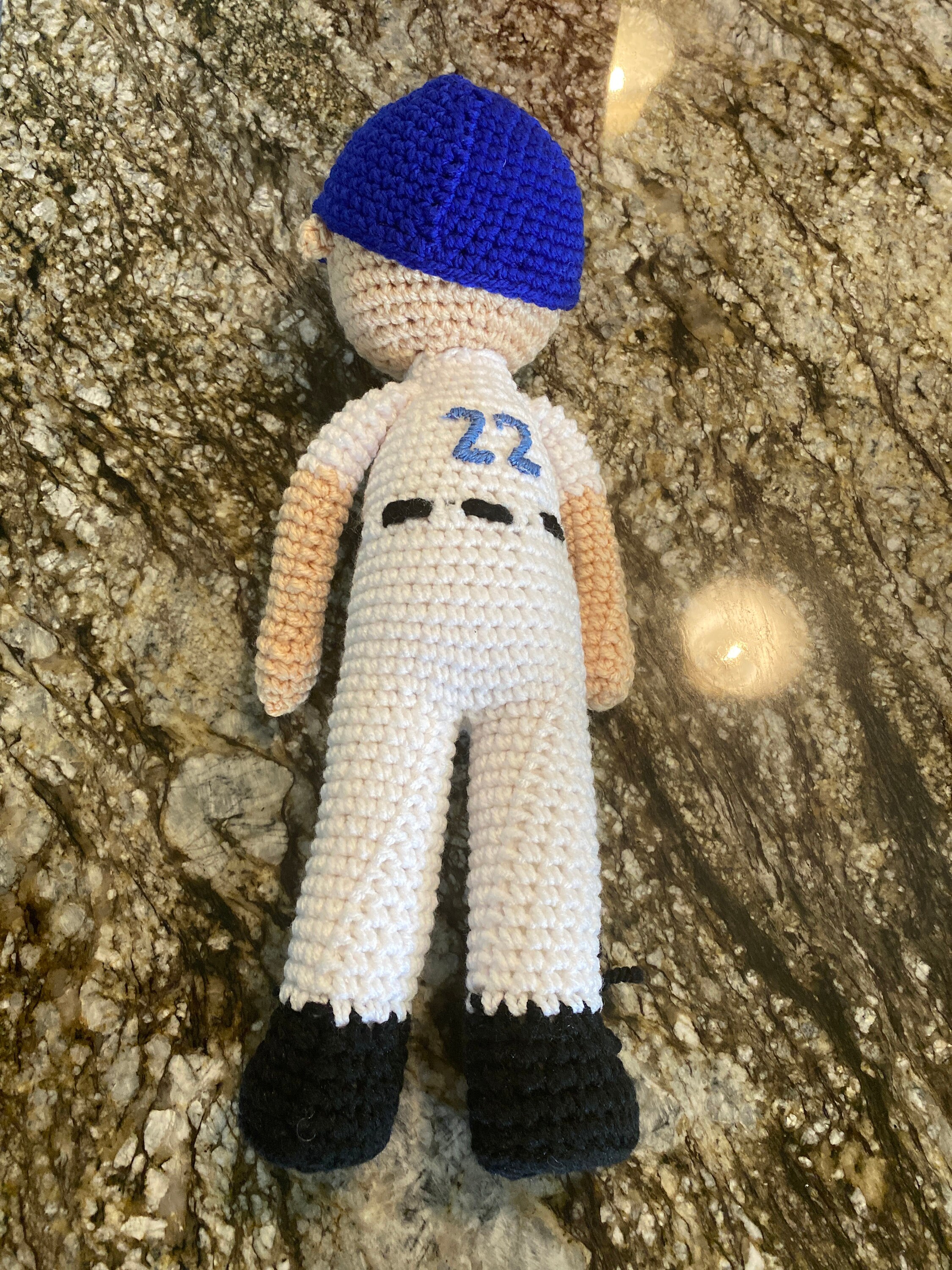 Handmade Baseball player Crochet Los Angeles Etsy