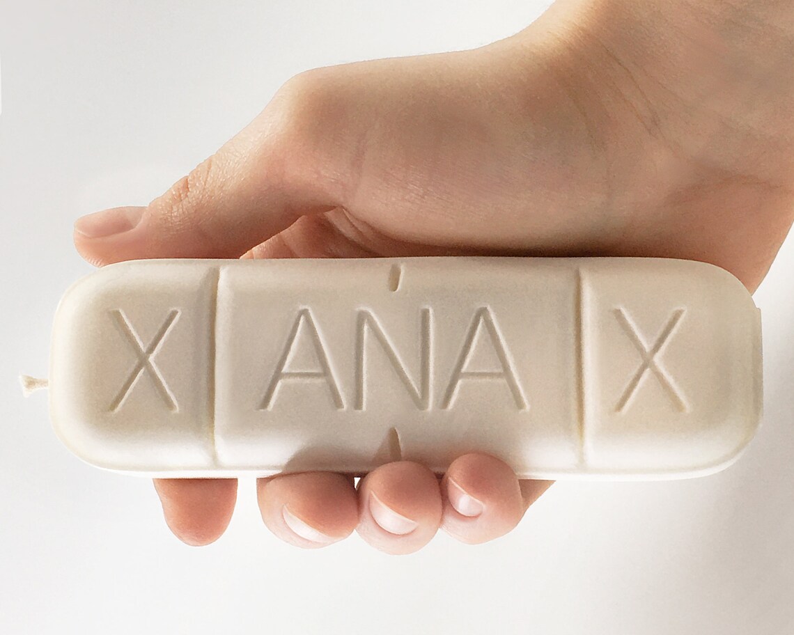 Xanax Candle Scented Xanax Candle Hand Poured Soy Wax Etsy