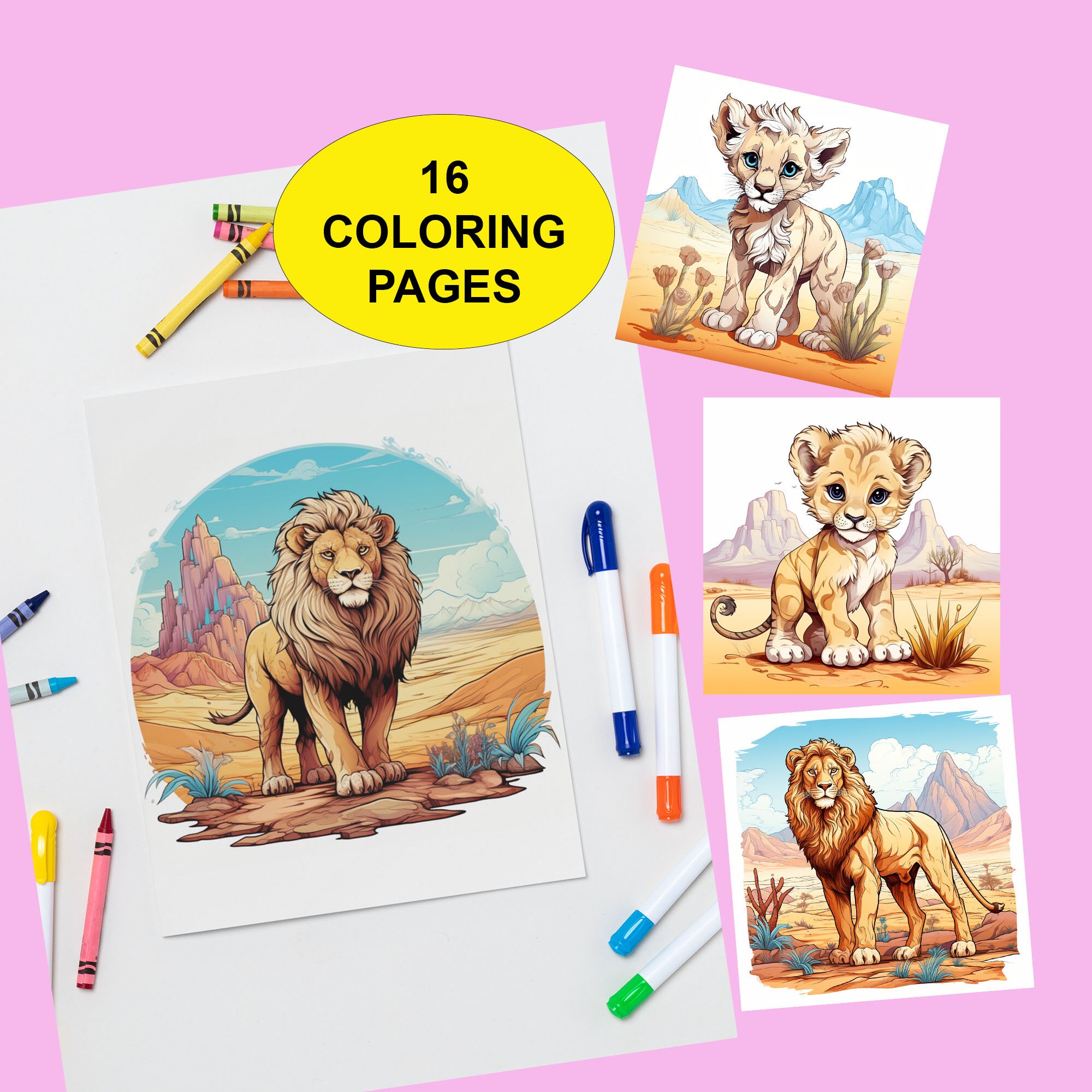 Lion Scout Coloring Pages