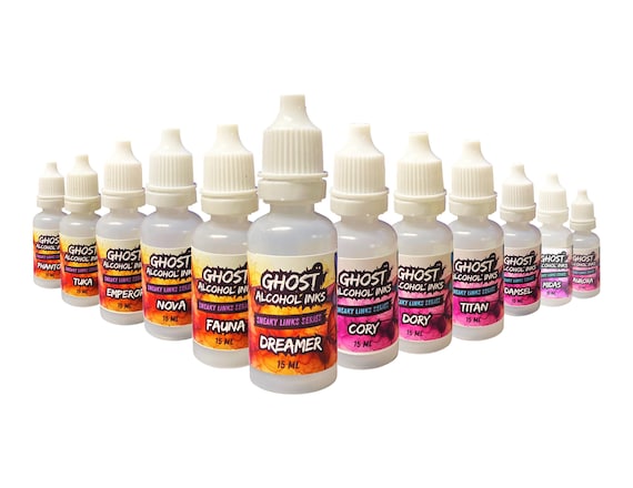 Sneaky Links Alcohol Inks - Ghost Inks Set - (12) 15mL Bottles