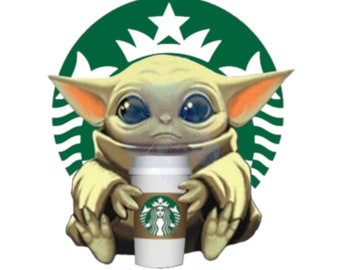 Download Baby Yoda Coffee Etsy