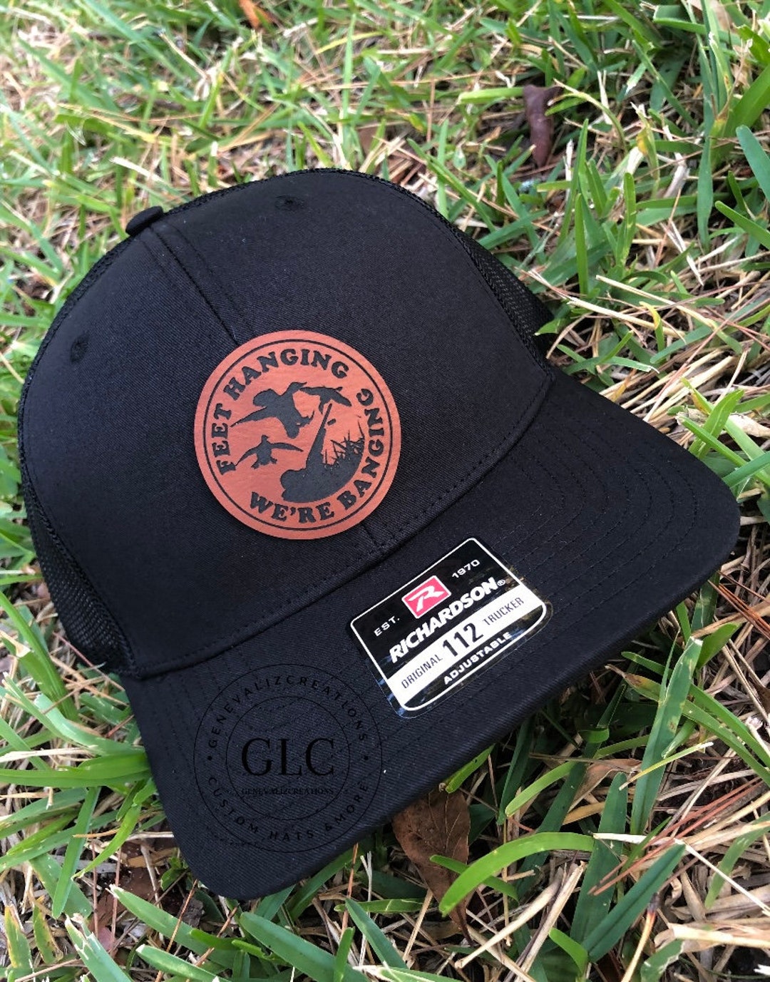 Feet Hanging We're Banging Hunting Richardson Trucker Hat Etsy