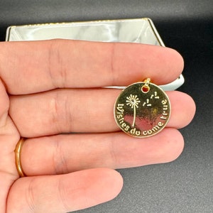 Colar com citações, colares gravados, colar com mensagem gravada, colar com fileld de ouro 18k, presente para ela, colar dourado, colar brilhante