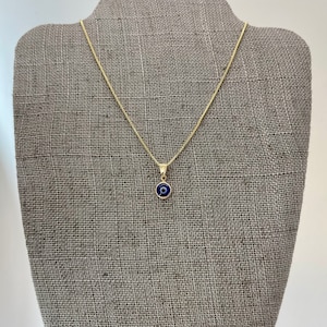 Evil Eye Necklace,18k Gold Filled,Gold Evil Eye Necklace, Lucky Charm Necklace, Gold Eye Necklace, Gift for mom, Mothers Day Gift