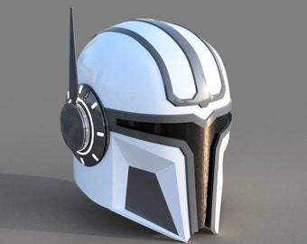 Imperial MK-3: Custom made Mandalorian Helmet STL File (3D Print File)