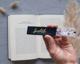 Lesezeichen Resin / Bookmark Resin / personalisierbar