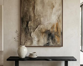 Konsolentisch Wabi Sabi Schwarz Bank Japanische Massivholzmöbel Holzplatte Industrie Altholztisch Modernes Haus schmaler Flurtisch