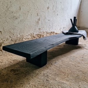 Meditation Table Wabi Sabi Decor Rustic Tea Table Cha Dao Tea Table Zen Furniture Tea Ritual Table Japanese Table Low Tea Ceremony Table