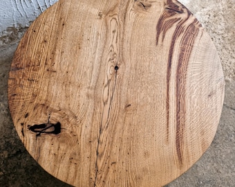 Low Coffee Table, Round Wood Slab Coffee Table, Reclaimed Wood Coffee Table, Wabi Sabi Coffee Table, Japanese Table, Industrial Furniture