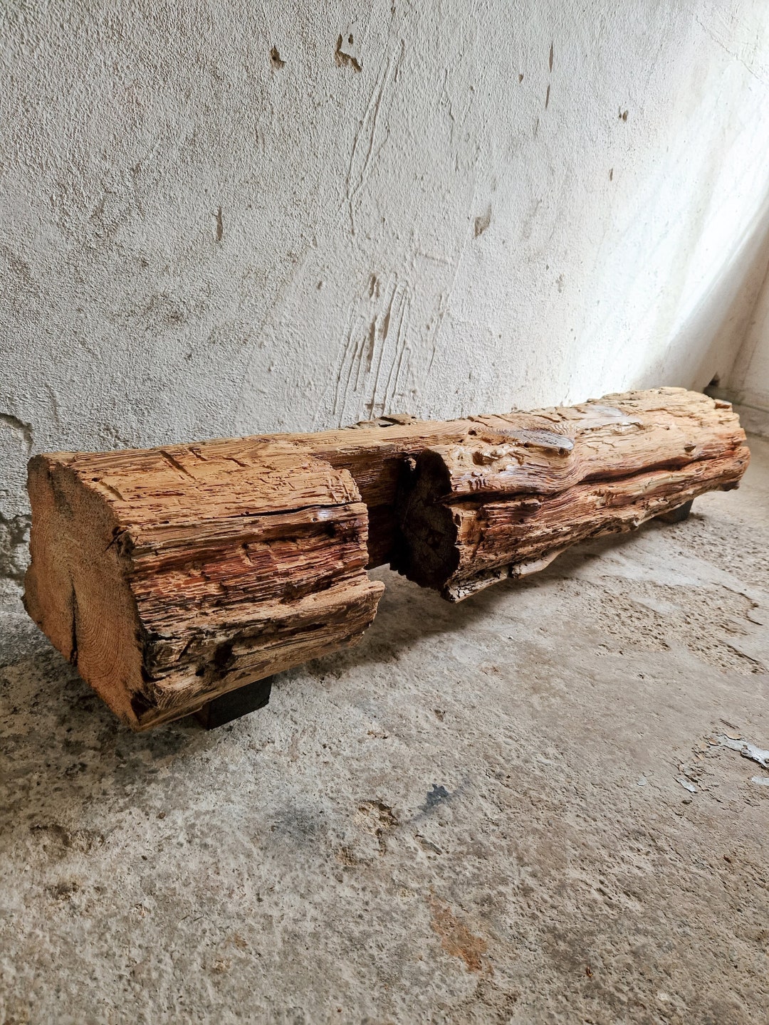 Reclaimed Wood Beam, Decorative Solid Wood Block, Distressed Reclaimed Wood Beam, Decorative Solid Wood Block, Distressed