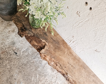 Decorative Wabi Sabi Bench Japanese Solid Wood Furniture Low Wood Slab Bench Industrial Reclaimed Wood Low Console Table Rustic Bench Modern