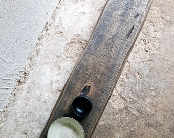 Mesa de meditación, decoración Wabi Sabi, mesa de té rústica, mesa de té Cha Dao, muebles zen, mesa ritual de té, mesa japonesa, mesa baja para ceremonia de té