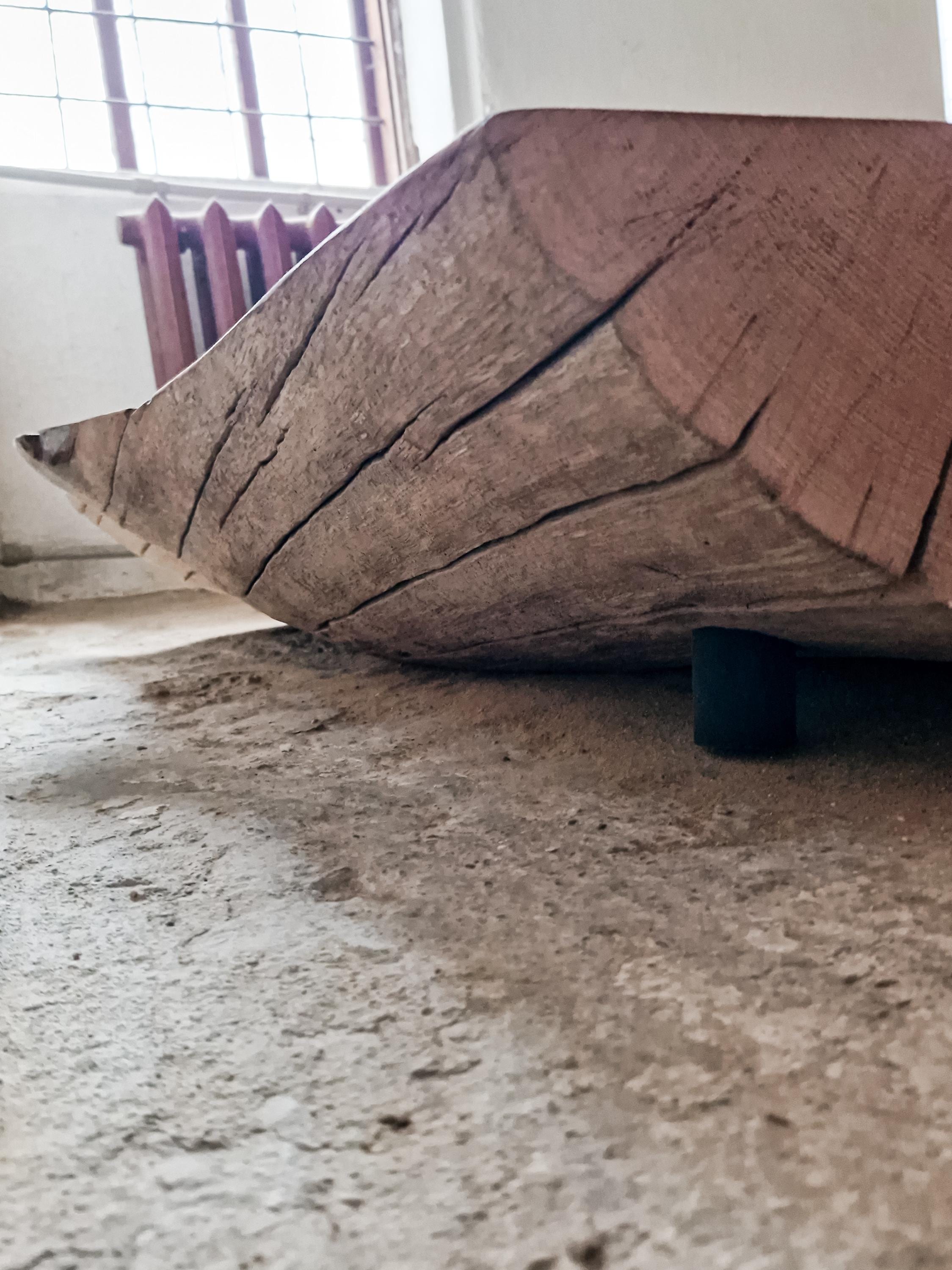 Reclaimed Wood Oak Coffee Table, Wabi Sabi Coffee Table, Natural Livingroom Decoration, Japanese Style Coffee Table, Japandi Furniture