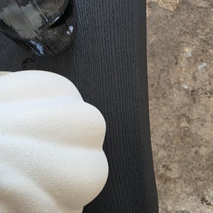 Console Table Wabi Sabi Black Bench Japanese Solid Wood Furniture Wood Slab Bench Industrial Reclaimed Wood Bench Modern Home Bench Narrow