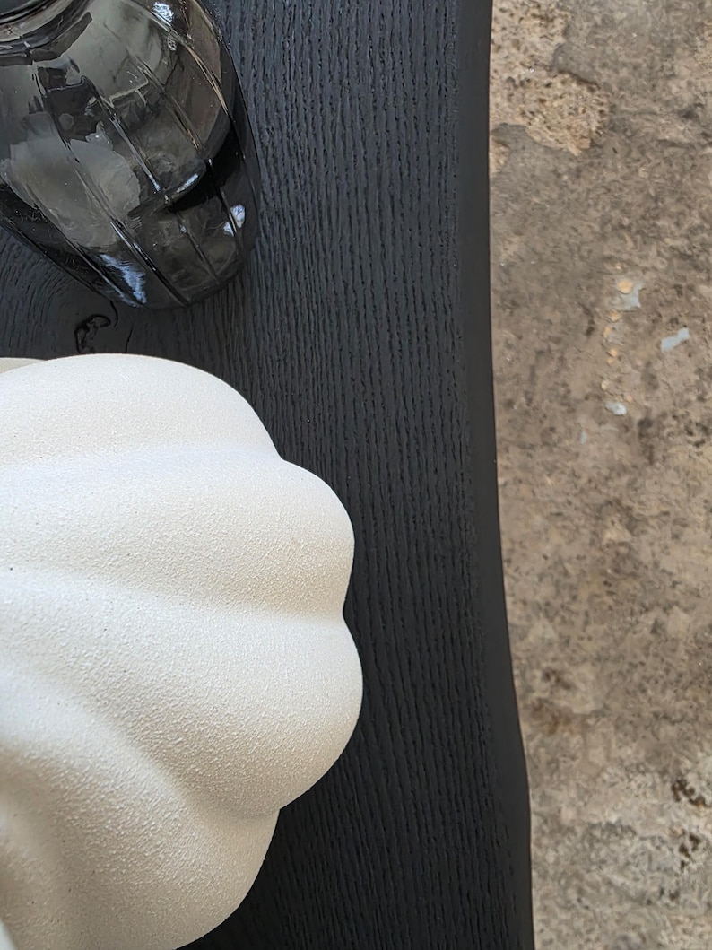 Console Table Wabi Sabi Black Bench Japanese Solid Wood Furniture Wood Slab Bench Industrial Reclaimed Wood Bench Modern Home Bench Narrow