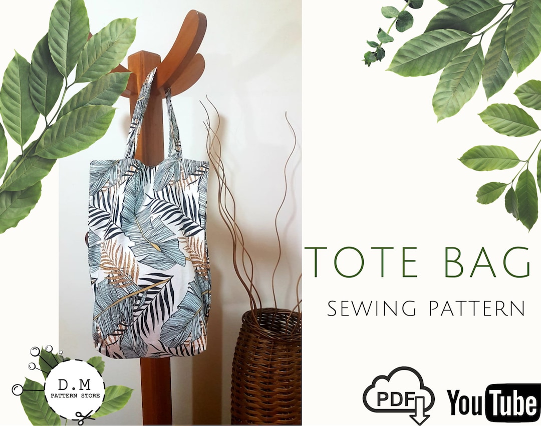 Tote Bag /market Bag / SHOPPING BAG / Sewing Pattern / PDF - Etsy