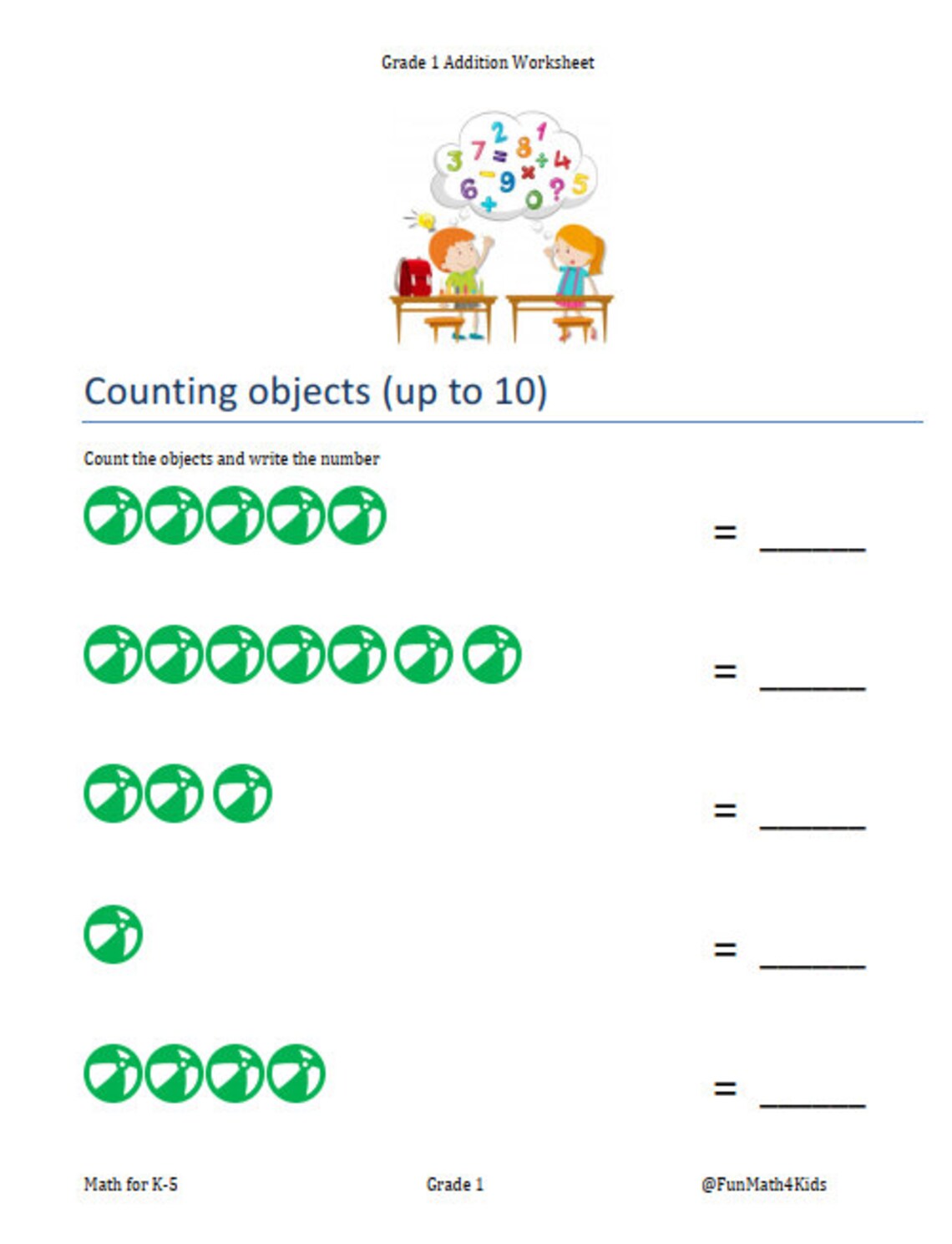 Plants math worksheets 5 digit addition