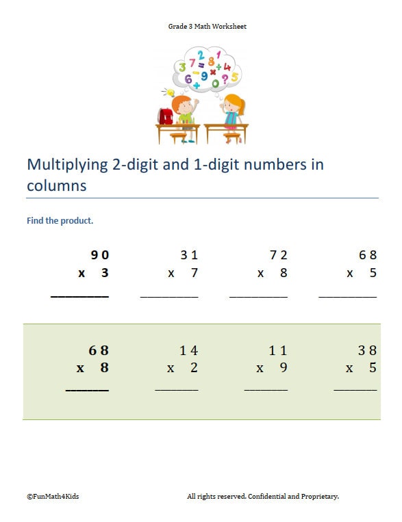 Getting ready for 7th grade math worksheets