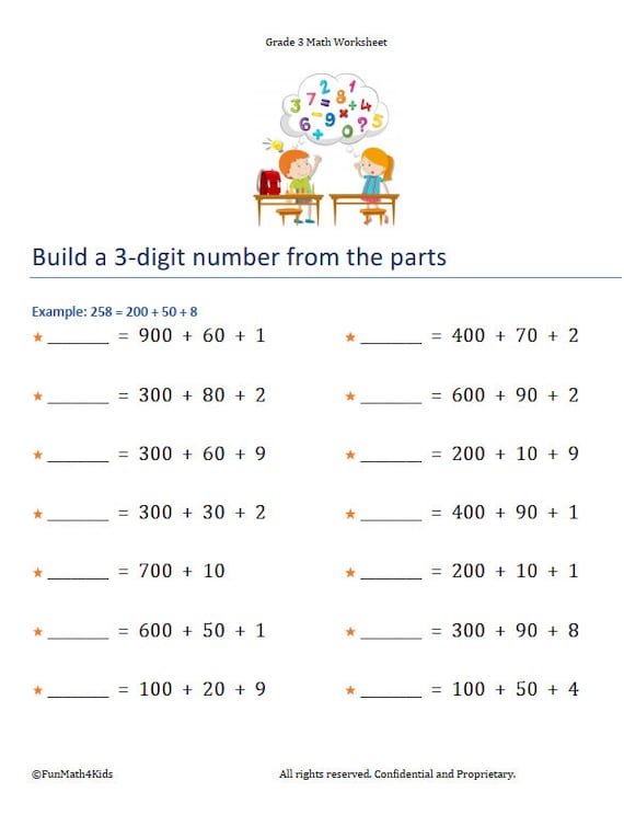 3rd Grade Math: Place Value