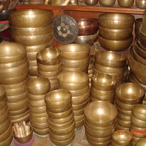 Wholesale Lot of Tibetan Singing Bowls (Jambati) 2.5kgs