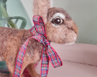 Needle felt hare