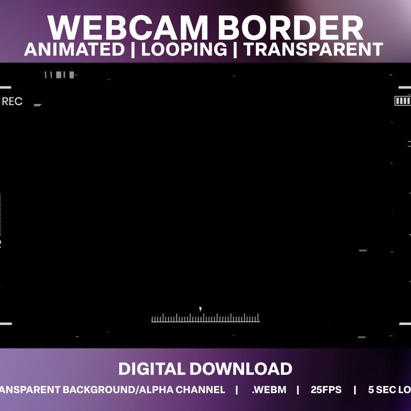 Twitch Camera Border - Etsy Canada