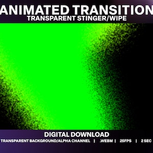 Spray Paint Animated Stream Stinger | Green Paint on Transitions | Street Art Spray Stream Stinger | Graffiti Twitch overlay
