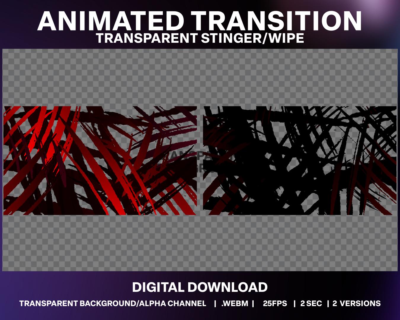 Animated Halloween Claw Rip Stream Transition (digital Download) - Etsy