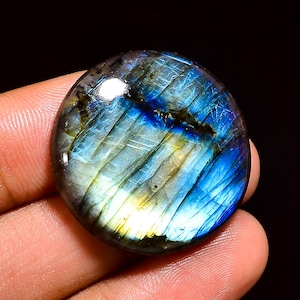 Natuurlijke labradoriet cabochon losse edelsteen meerkleurige labradoriet edelsteen draadwikkel sieraden, groothandel edelsteen voor het maken van sieraden