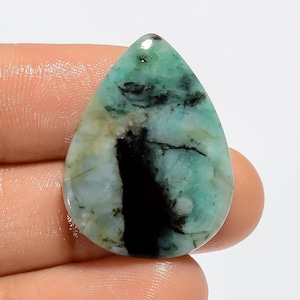 Natural Emerald Cabochon Loose Gemstone, Green Emerald Gemstone Healing Crystal High Quality Rare Emerald Making For Jewelry, (As Picture