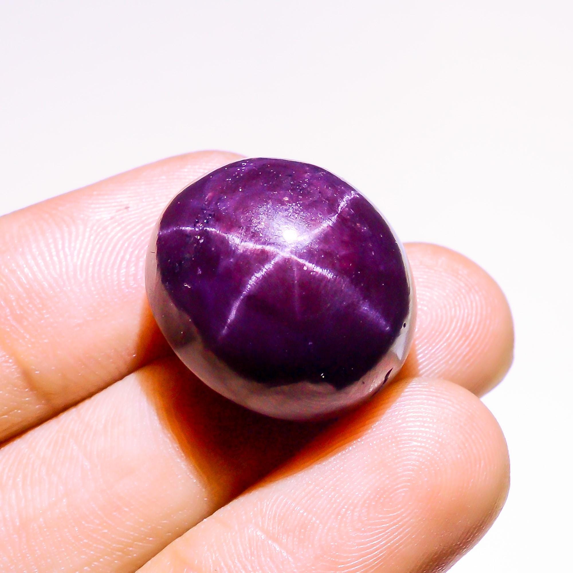 ガーネット　高品質　スフィア　4.3㎝　スターフラッシュ　高級　garnet 4 Rays Star Garnet Stone Star Garnet for Ring 19X17X14 Mm Size