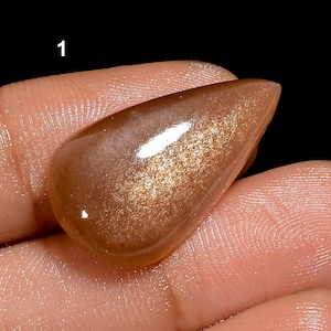 Cabochon di pietra di luna pesca naturale molto raro, pietra di luna pesca, pietra preziosa pesca sciolta, pietra preziosa naturale, gioielli sciolti, collana in argento, gioielli