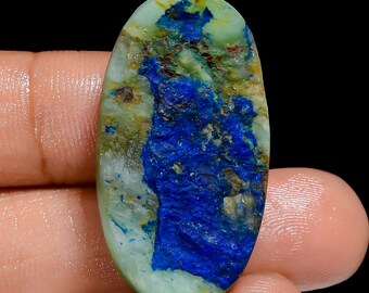 Natural Gem Silica Gemstone Druzy Stone Flat Back Gem Silica Druzy 34X18X9 mm Size Druzy