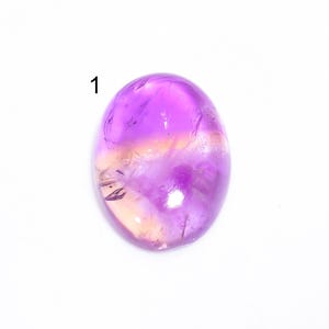 Cabochon di ametrino naturale Pietra preziosa viola sciolta Cristallo di ametrino Pietra di ametrino viola giallo