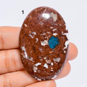 Cavansite Cabochon Flat Back Cavansite Pietra Cavansite Cristallo (Molte opzioni tra cui scegliere)